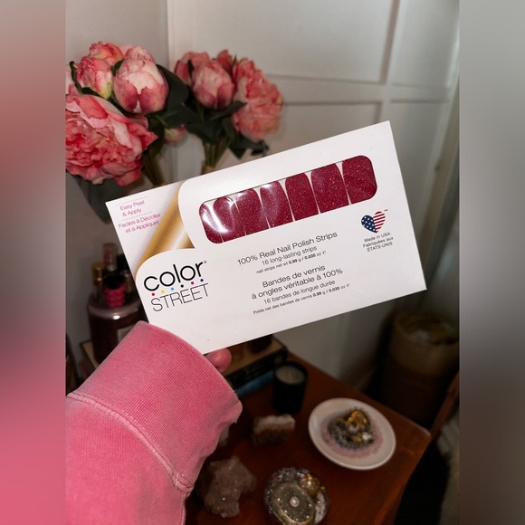 Glitter Red Color Street Nail Polish in the color “Cran-tastic” Brand New in Box - Picture 6 of 17